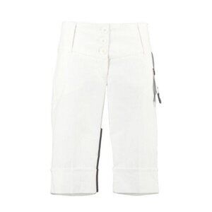Chime $40 Sz 3 x 12 Ivory Cuffs Wide Waistband Cotton Blend Shorts